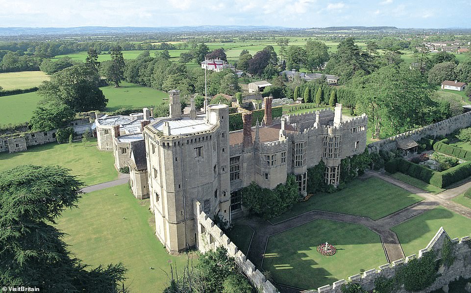 Britain at its best: Thornbury Castle, where Henry VIII romanced Anne Boleyn